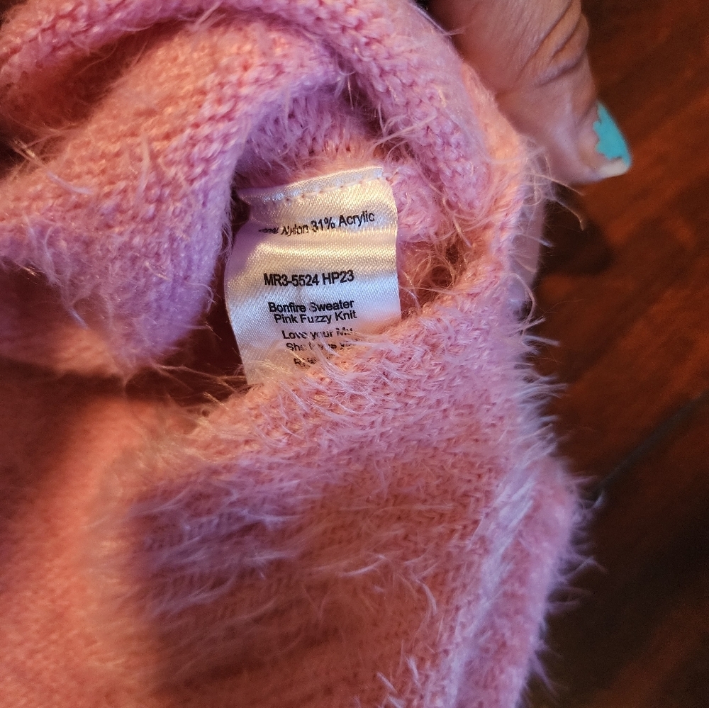 Show Me Your MuMu Soft Pink Crew Neck Sweater - Picture 2 of 10